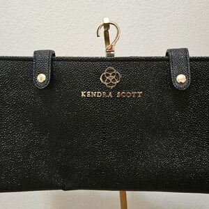 Kendra Scott Jewelry Travel Case in Black with 4 Divided Storage Areas